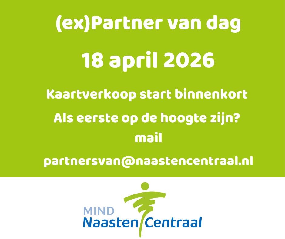 (Ex)Partner van dag – 18 april 2026