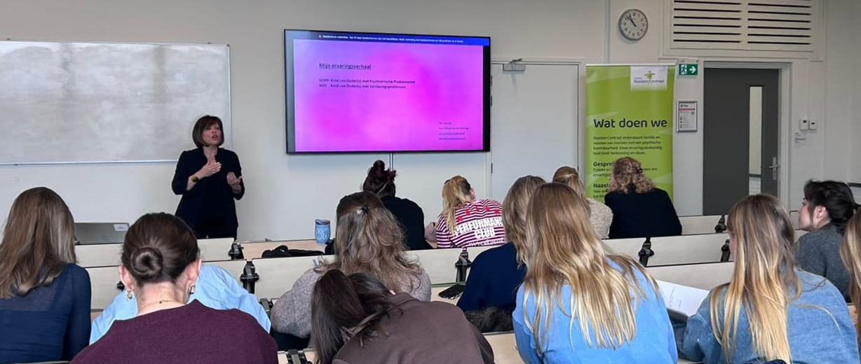 Gastles over KOPP/KOV voor studenten verpleegkunde in Zwolle